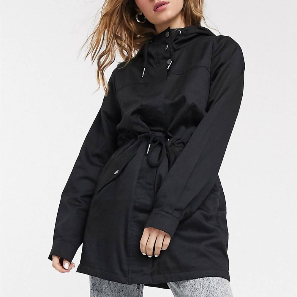 Noisy May Black Parka Jacket